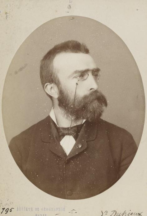 Pierre Dutrieux (1848-1889) in 1883 in Parijs, N. Fettel & Cie  © Gallica. Bibliothèque nationale de France
