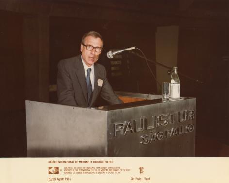 Roger Claeys (1924-2020), congres Sao Paulo, 1981, foto familie Claeys