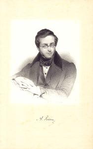 Portret van hoofdbibliothecaris Auguste Voisin, ca. 1840 (Collectie Universiteit