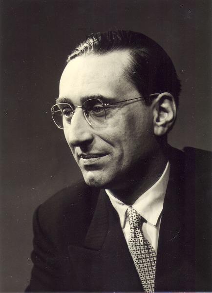 Portret van literatuurhistoricus Antonin Van Elslander (1921-1999), hoogleraar a