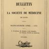 Annales de la société de médecine de Gand, titelpagina 1872, Universiteitsbibliotheek Gent. 