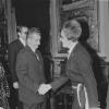 Na haar ministerschap is Marguerite De Riemaecker-Legot (rechts) vanaf 1970 ook nog Brussels schepen. Hier in 1972 met Roemeens staatshoofd en dictator Nicolae Ceauşescu op bezoek (foto uit De Riemaecker, 'Marguerite De Riemaecker-Legot', 2015).