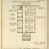 Plattegrond van een verdieping van het ziekenhuis van Ganda-Congo te Ambaki, ontworpen door architect Jan Cnops in 1956 (© Universiteitsarchief Gent, Ganda-Congo 4A26, 2530, doos 7)