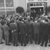 De inhuldiging van gebouw S1 van campus De Sterre in 1965 (Collectie Universiteitsarchief Gent).