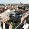 Zicht op Het Pand vanop de Sint-Michielstoren (Collectie Universiteitsarchief Gent, © UGent - foto Hilde Christiaens).