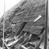 Het Pand in verval: beschadigd dak (Collectie Universiteitsarchief Gent).