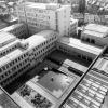 Luchtfoto Blandijn, HIKO en Universiteitsbibliotheek (Collectie Universiteitsarchief Gent, © UGent - foto Hilde Christiaens).