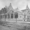 Buitenaanzicht van het Botanisch Instituut langs de kant van de Ledeganckstraat in 1903 (Collectie Universiteitsarchief Gent).