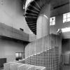 Hal en wachtzaal van de afdeling Kleine Huisdieren in het voormalige gebouw van de faculteit Diergeneeskunde op de Coupure Rechts (Collectie Universiteitsarchief Gent - foto A. De Vogelaere).