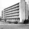 In 1969 verzelfstandigt het Hoger Instituut voor Psychologische en Pedagogische Wetenschappen tot een faculteit. In 1973 kan het haar nieuwe gebouw op de Dunantlaan betrekken (Collectie Universiteitsarchief Gent).