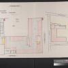 Plan voor de schuilkelder onder de Boekentoren (Collectie Universiteitsbibliotheek, © UGent).