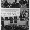 De uitreiking van de Nobelprijs aan Corneel Heymans in de Aula op 10 januari 1940 is voorpaginanieuws in Le Patriotte Illustré van 28 januari 1940 (Collectie Universiteitsarchief Gent).