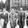 Dirk Frimout, 2de van rechts, als ingenieursstudent tijdens een studiereis (Collectie Universiteitsarchief Gent).