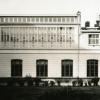 Metalen opbouw van de linkervleugel voor het laboratorium voor Analytische Scheikunde op de binnenkoer van het Plateaugebouw naar een ontwerp van hoogleraar en architect Louis Cloquet, ca. 1925 (Collectie Universiteitsarchief Gent).