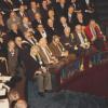 De academische zitting voor 50 jaar vernederlandsing van de UGent (1980), met o.a. jurist Nico Gunzburg die al voor WOI pleitte voor een Nederlandstalige Gentse universiteit (© UGent, foto R. Masson, collectie Universiteitsarchief, FA_045_024)