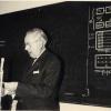 Prof. Vuylsteke (1904-1964) richtte in 1963 het IPEM op (collectie IPEM, UGent).